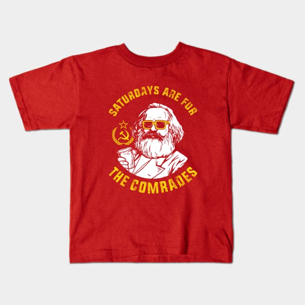 Saturdays Are For The Comrades Kids T-Shirt by dumbshirts